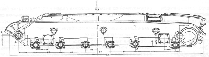 Т 54 чертеж