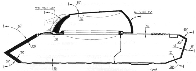Т 54 чертеж